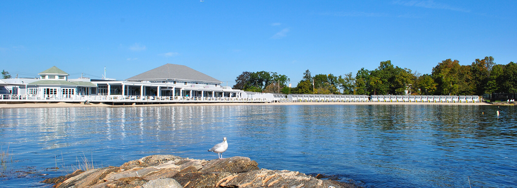 clubhouse and water